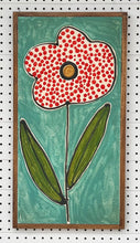 Load image into Gallery viewer, CLEARANCE 13x25 NEW flowers hand-painted sign
