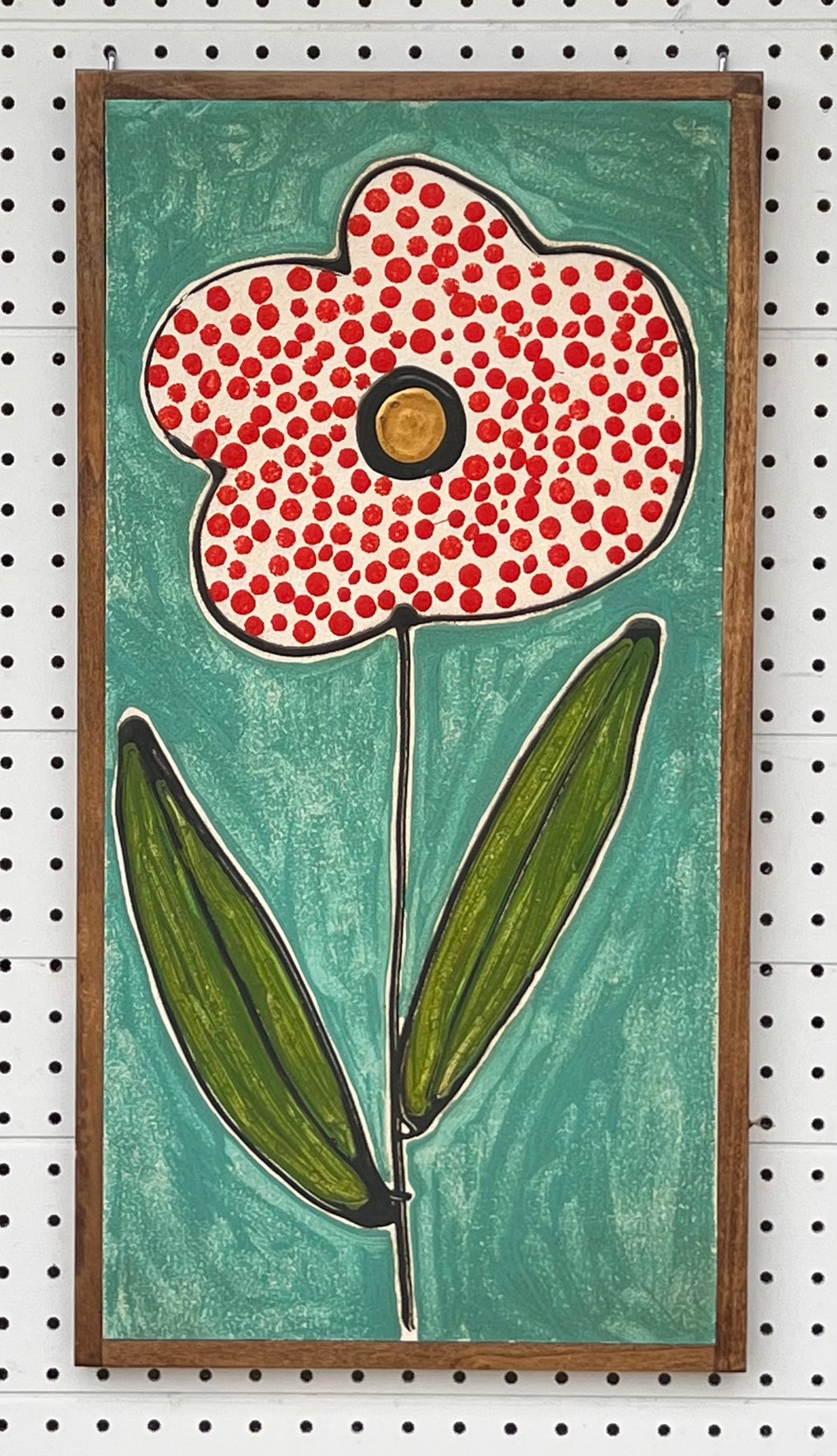 CLEARANCE 13x25 NEW flowers hand-painted sign