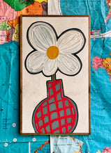 Load image into Gallery viewer, 17x29 NEW flowers Hand-Painted Sign

