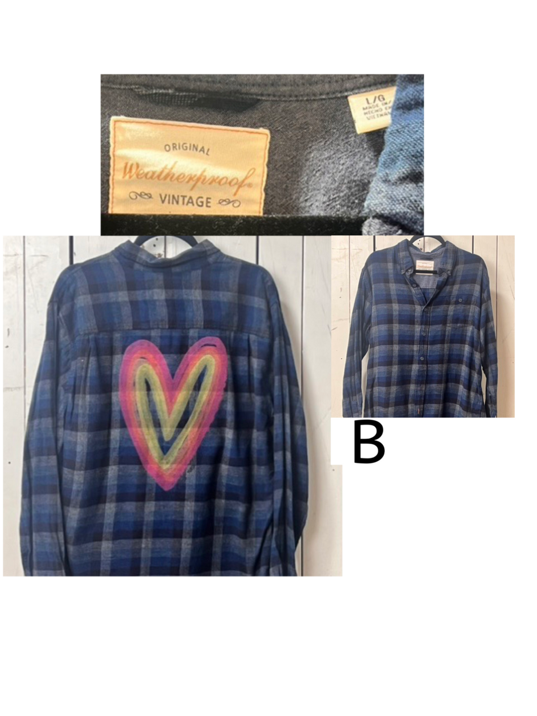 NEW- LARGE Fall Heart button up long sleeve