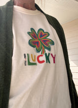 Load image into Gallery viewer, NEW! PRE-ORDER St. Patricks LUCKY sweatshirt and t-shirt
