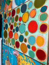 Load image into Gallery viewer, NEW 49x33  Circles Hand-Painted Sign
