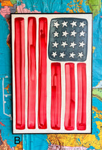 Load image into Gallery viewer, NEW!  25x37 Hand-Painted American Flag Sign

