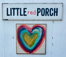 Load image into Gallery viewer, 25x25 Heart Hand-Painted Sign
