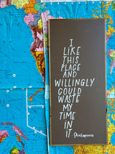 Load image into Gallery viewer, 17x37 NEW! Hand-Painted Shakespeare sign
