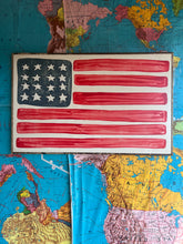 Load image into Gallery viewer, NEW!  21x33  Hand-Painted American Flag Sign
