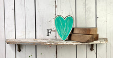 Load image into Gallery viewer, 9x10 stand or hang solid hearts wood cutout blocks
