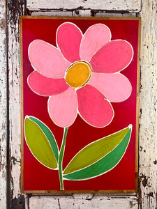 25x37 NEW Flowers Hand-Painted Sign