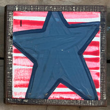 Load image into Gallery viewer, 6x6 NEW! Patriotic Star Hand-Painted Signs
