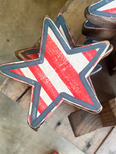 Load image into Gallery viewer, NEW!  6x6 stand alone - SMALL STAR cutout blocks
