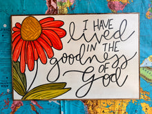 Load image into Gallery viewer, RESTOCKED!  25x37 “goodness of God” Hand-Painted Sign
