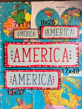 Load image into Gallery viewer, NEW! 7x17 “America” Hand-Painted Sign
