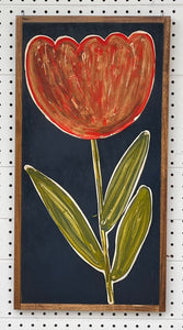 CLEARANCE 13x25 NEW flowers hand-painted sign