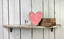 Load image into Gallery viewer, 9x10 stand or hang solid hearts wood cutout blocks
