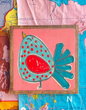 Load image into Gallery viewer, 6.5x6.5 NEW Spring Bird Hand-Painted Signs
