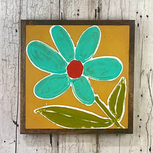 Load image into Gallery viewer, 13x13 NEW FLOWERS Hand-Painted Sign
