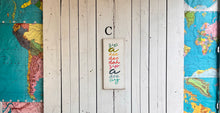 Load image into Gallery viewer, 9x21 “zip a dee doo dah” Hand-Painted Sign
