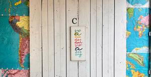 9x21 “zip a dee doo dah” Hand-Painted Sign