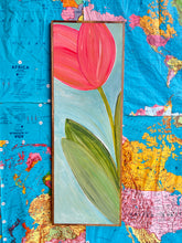 Load image into Gallery viewer, 17x49  NEW Tulip Hand-Painted Sign
