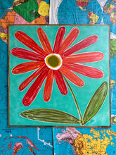 Load image into Gallery viewer, 37x37 NEW Flower Hand-Painted Sign
