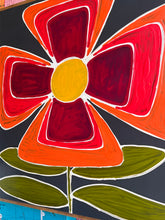 Load image into Gallery viewer, 37x37 NEW Flower Hand-Painted Sign
