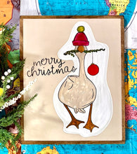 Load image into Gallery viewer, NEW silly goose 17x21 Hand-Painted Sign
