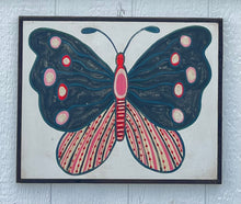 Load image into Gallery viewer, 17x21 butterflies hand-painted sign
