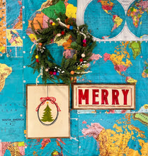 Load image into Gallery viewer, NEW “merry” 10x25 Hand-Painted Sign
