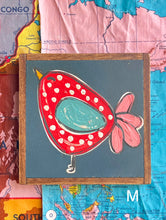 Load image into Gallery viewer, 6.5x6.5 NEW Spring Bird Hand-Painted Signs
