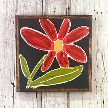 Load image into Gallery viewer, 13x13 NEW FLOWERS Hand-Painted Sign
