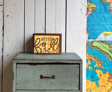 Load image into Gallery viewer, 9x7 NEW “hello fall” Hand-Painted Signs
