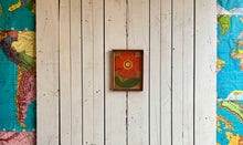 Load image into Gallery viewer, 10x13 NEW! Hand-Painted Flower in a reclaimed wooden frame
