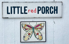 Load image into Gallery viewer, 17x21 butterflies hand-painted sign
