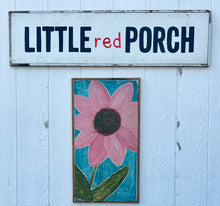 Load image into Gallery viewer, 19x37 Flower hand-painted sign
