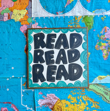 Load image into Gallery viewer, 25x25 “READ READ READ” Hand-Painted Sign CLEARANCE
