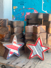 Load image into Gallery viewer, NEW!  6x6 stand alone - SMALL STAR cutout blocks

