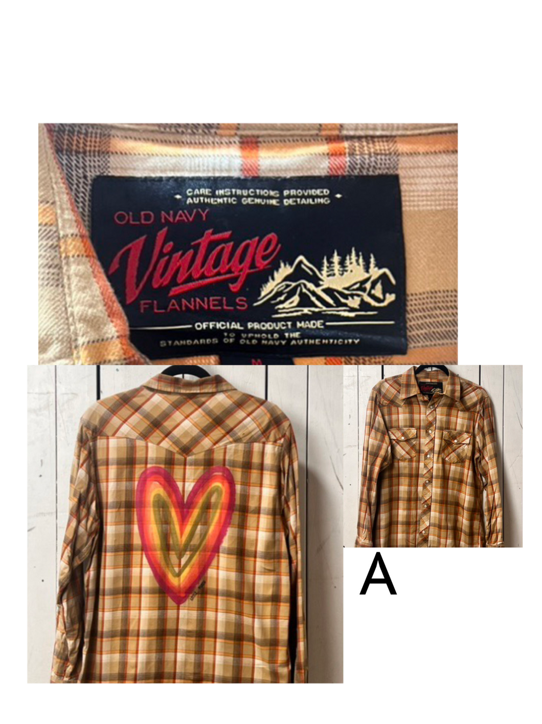 NEW- MEDIUM Fall Heart button up long sleeve