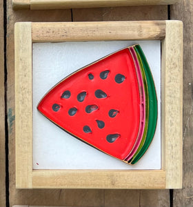 5x5 Mini Laser Cut Watermelon Sign