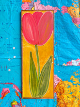 Load image into Gallery viewer, 13x39  NEW Flowers Hand-Painted Sign
