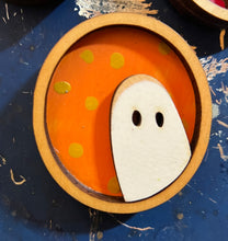 Load image into Gallery viewer, NEW! Framed Ghost family magnet
