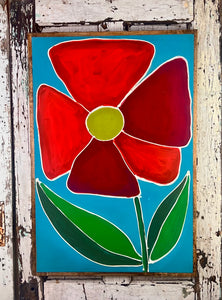 25x37 NEW Flowers Hand-Painted Sign