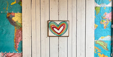 Load image into Gallery viewer, 13x17 heart handpainted sign
