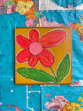 Load image into Gallery viewer, 21x21 NEW flowers Hand-Painted Sign
