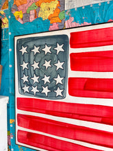Load image into Gallery viewer, 49x37 NEW! American Flag Hand-Painted Sign
