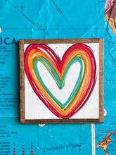 Load image into Gallery viewer, 9x9 Hand-Painted Heart Sign
