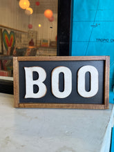 Load image into Gallery viewer, 5x9 NEW! “BOO” laser cut Sign

