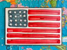 Load image into Gallery viewer, NEW!  25x37 Hand-Painted American Flag Sign
