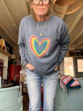 Load image into Gallery viewer, NEW! PRE-ORDER HEART sweatshirt and t-shirt
