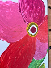 Load image into Gallery viewer, 23x49  hand-painted flower sign A
