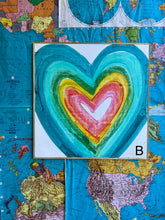 Load image into Gallery viewer, 37x37 Heart Hand-Painted Sign
